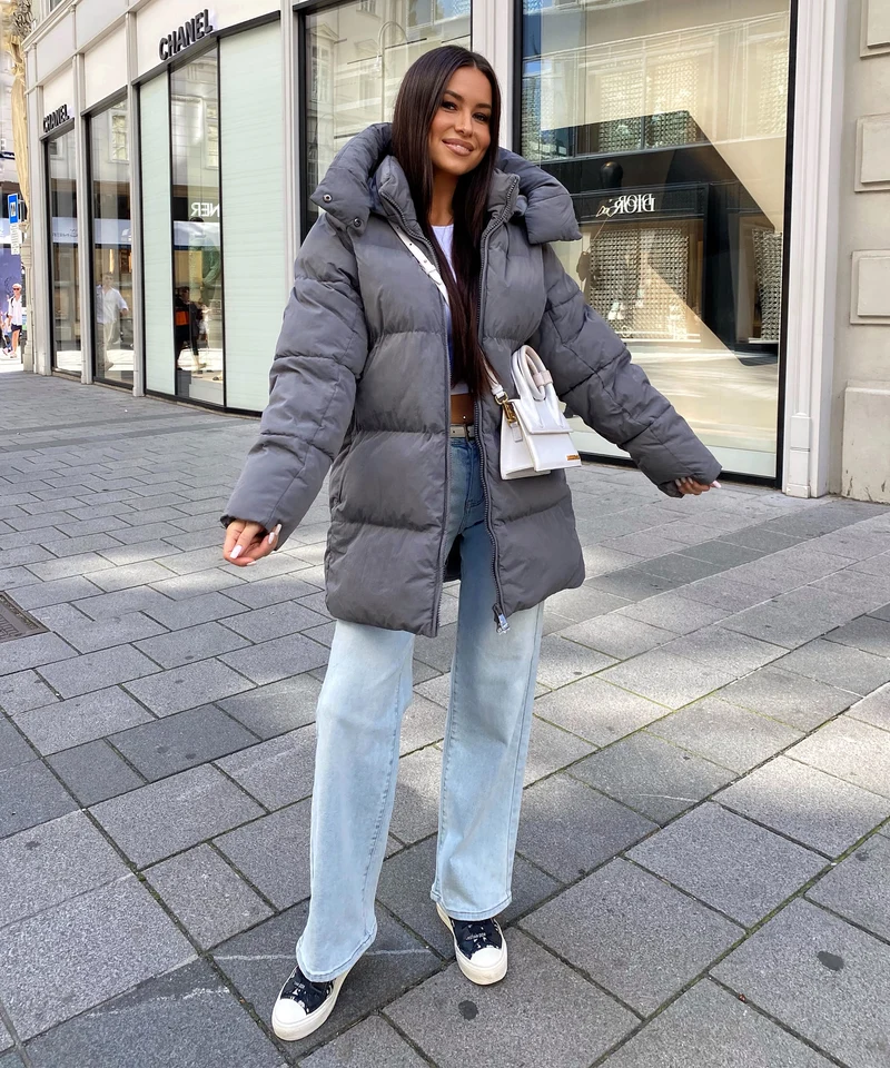 Jacke Addie Dunkelgrau