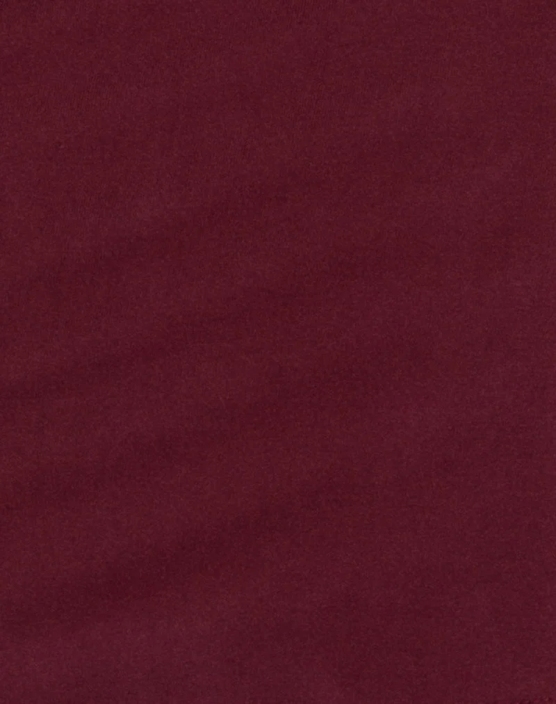 Yuzuki Minikleid aus Cupro Burgundy