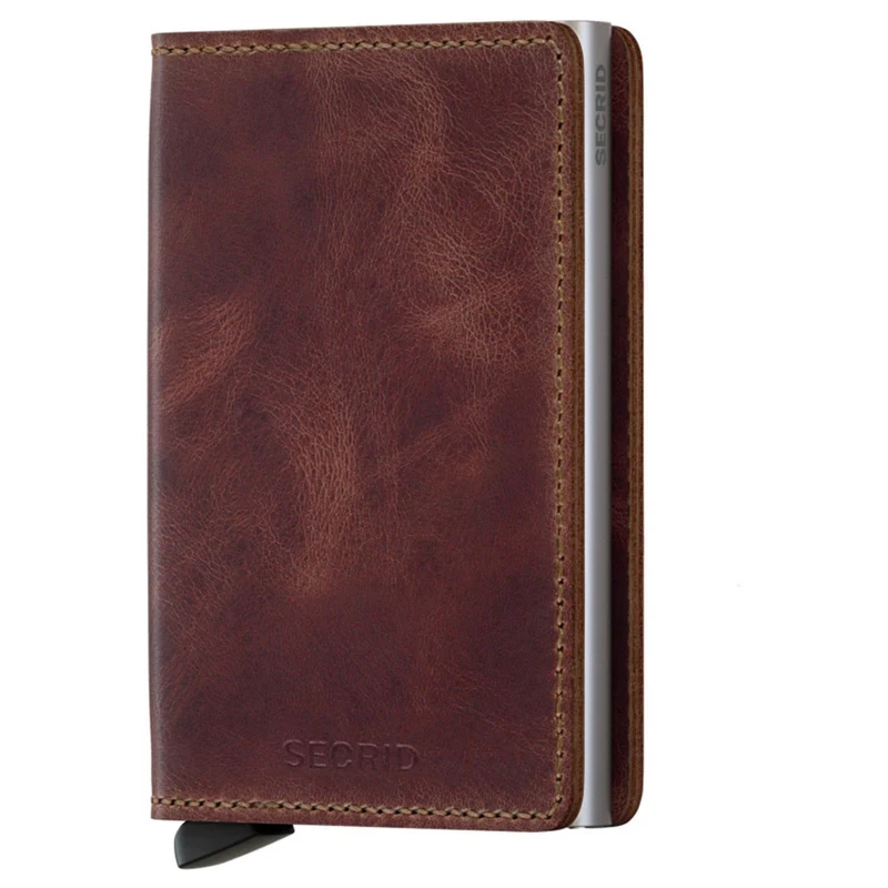 Secrid Vintage Slimwallet - Cartera RFID 6.8 cm (brown)