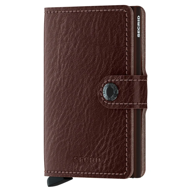 Secrid Vegetable Tanned Miniwallet - Cartera RFID 6.5 cm (espresso-brown)