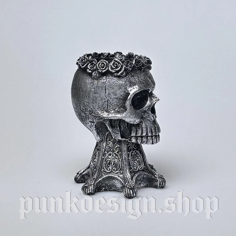 Gotischer Eulen-Kerzenständer-Ornament für Zuhause