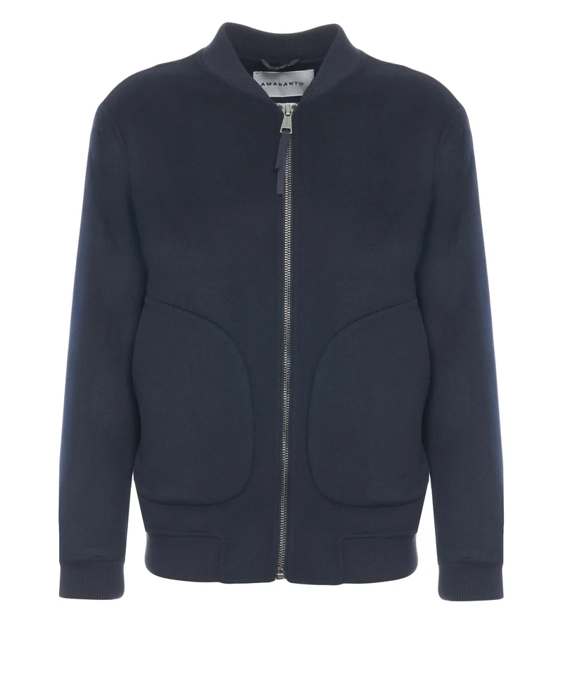 Giacca bomber in lana