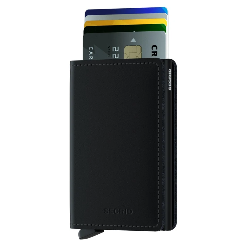 Secrid Matte Slimwallet - Cartera RFID 6.8 cm (black)