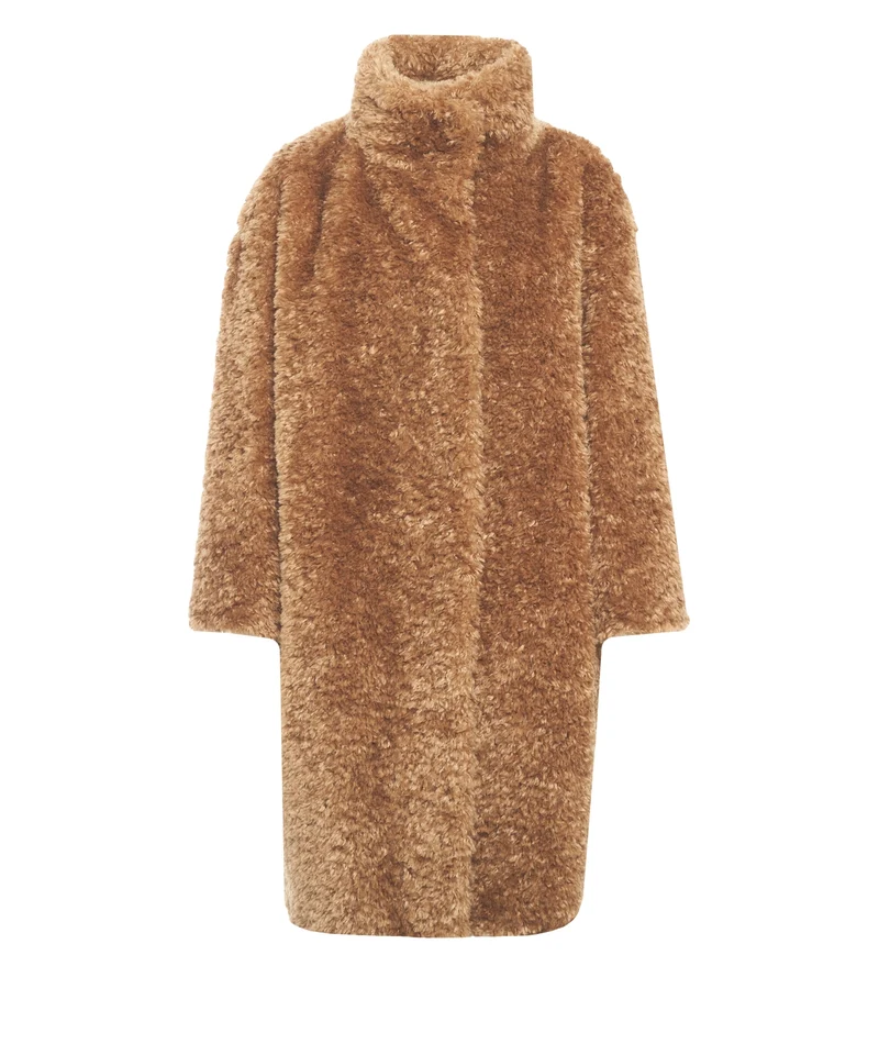 Cappotto con collo alto