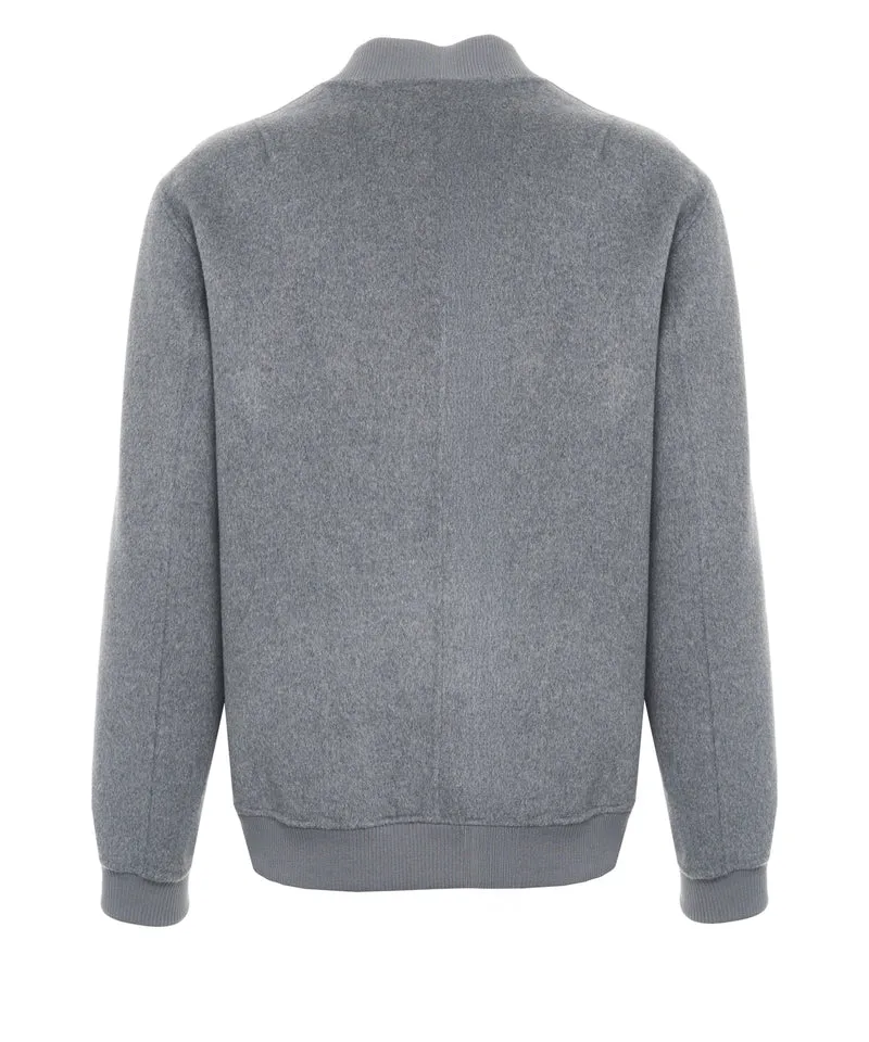 Giacca bomber in lana