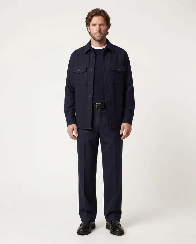 Pantaloni con piega