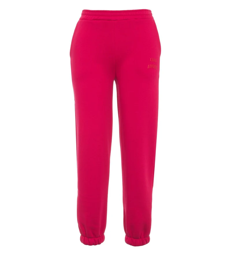 Pantaloni sportivi con scritta logo