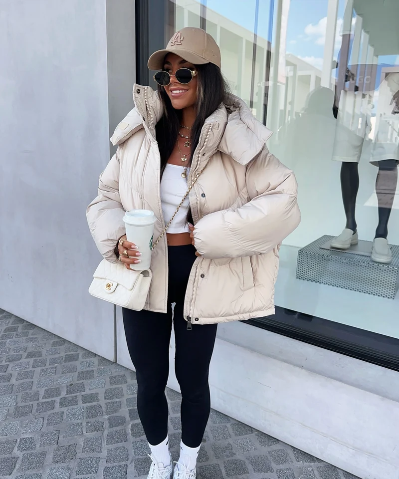 Pufferjacke Fina Beige