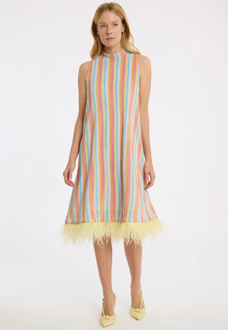 Limitiertes Plisseekleid Lorylis