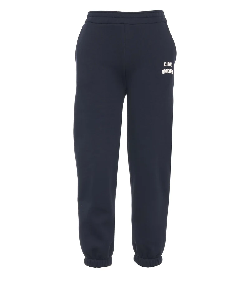 Pantaloni sportivi con scritta logo