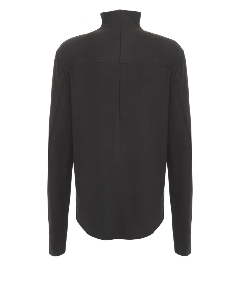 Maglia a maniche lunghe con collo alto