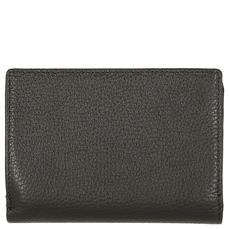 Mandarina Duck Mellow Leather - Cartera 10cc 13.5 cm (nero)