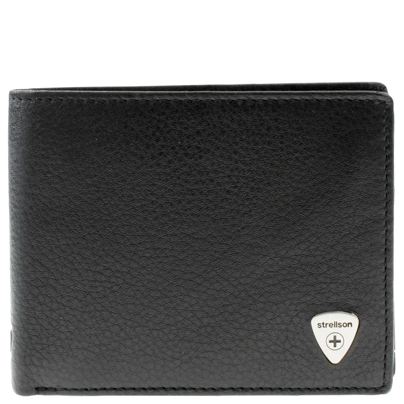 Strellson Harrison - Cartera BillFold 8cc 12 cm (black)