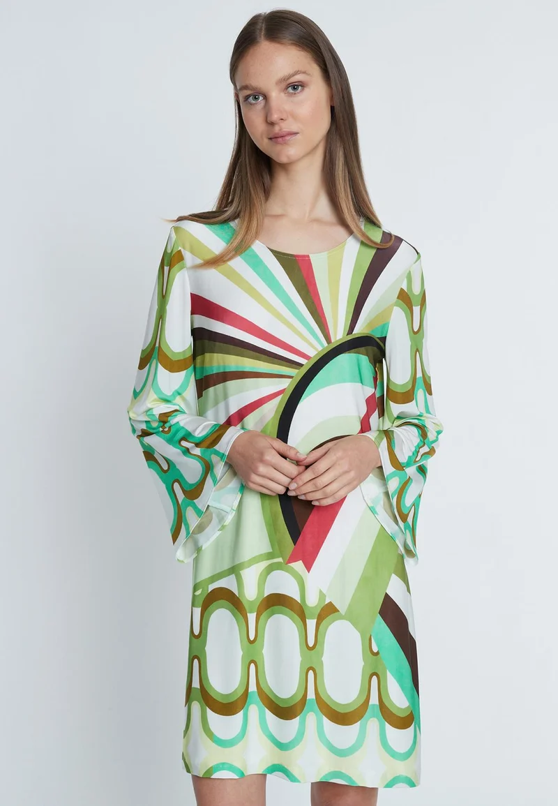 Langarmkleid Rihaba