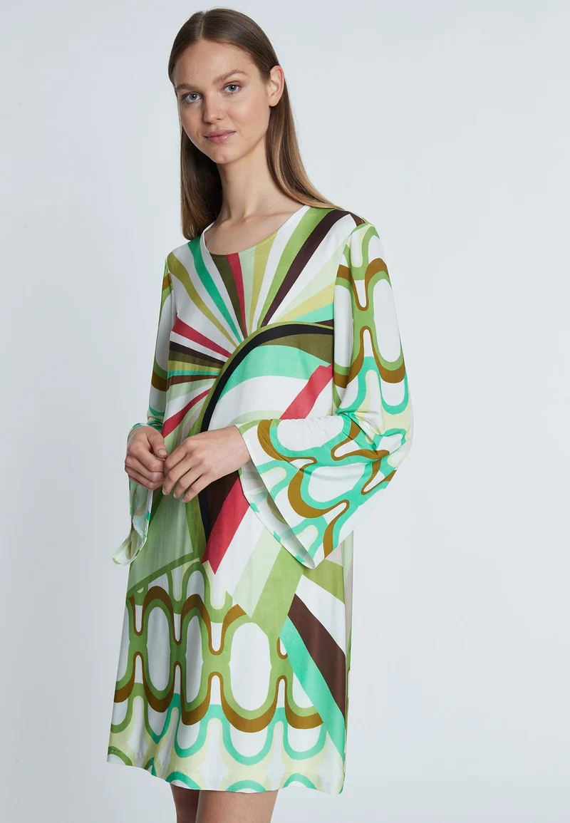 Langarmkleid Rihaba