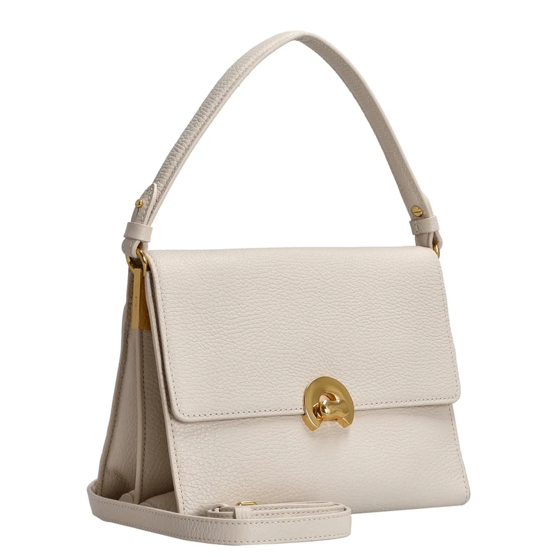 Coccinelle Binxie - Bolso de hombro 23 cm (lambskin white)