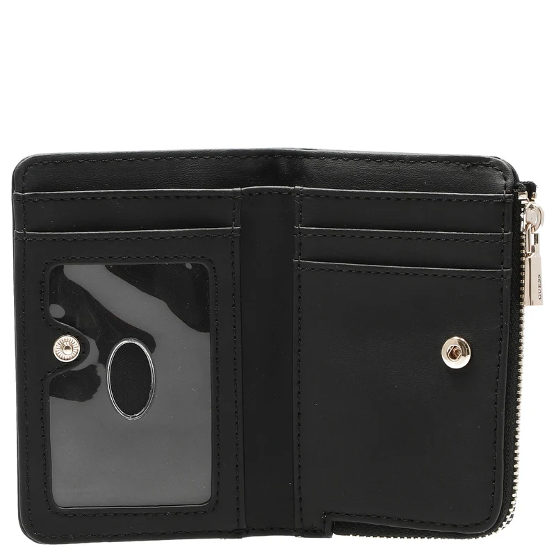 Guess Laurel II SLG Zip Around - Tarjetero 4cc 12 cm (coal logo)