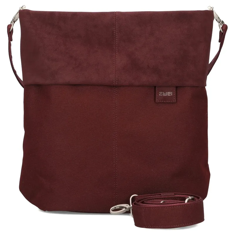 zwei Olli OT12 - Bolso de hombro 32 cm (bordeaux)