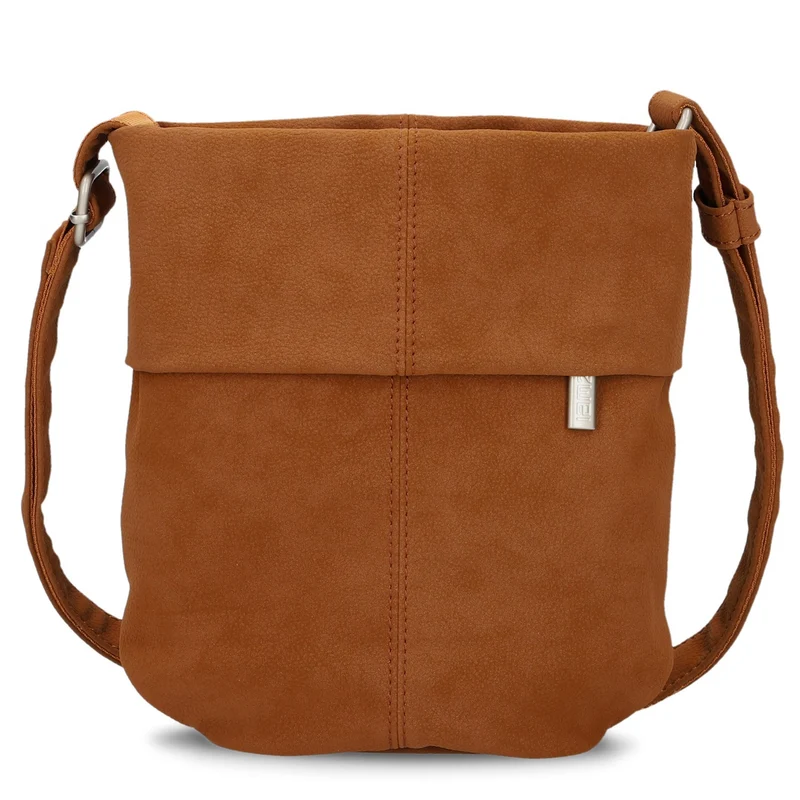 zwei Mademoiselle M45 - Bolso de hombro 22 cm (nubuk-cognac)