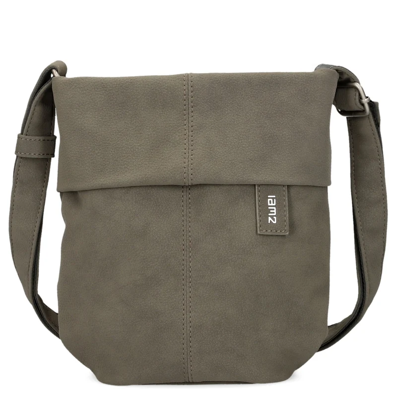 zwei Mademoiselle M45 - Bolso de hombro 22 cm (nubuk-mud)