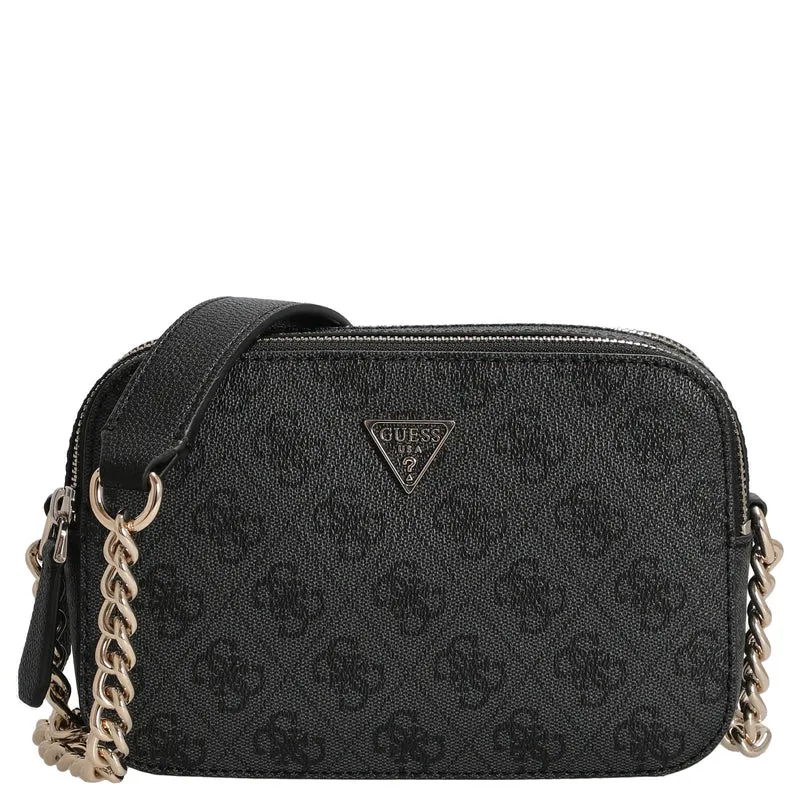 Guess Noelle II Crossbody - Bolso bandolera 20 cm (coal logo)