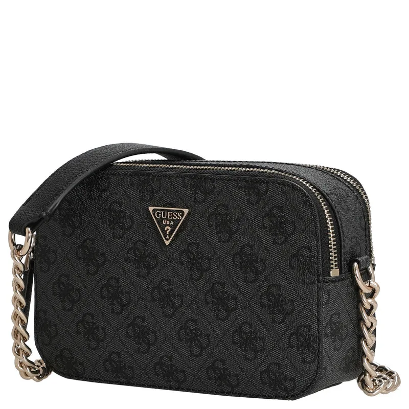Guess Noelle II Crossbody - Bolso bandolera 20 cm (coal logo)
