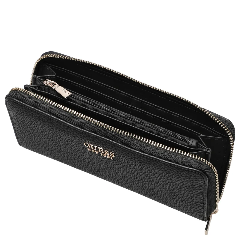 Guess Brenton SLG Large Zip Around - Cartera 12cc 20,5 cm (black)
