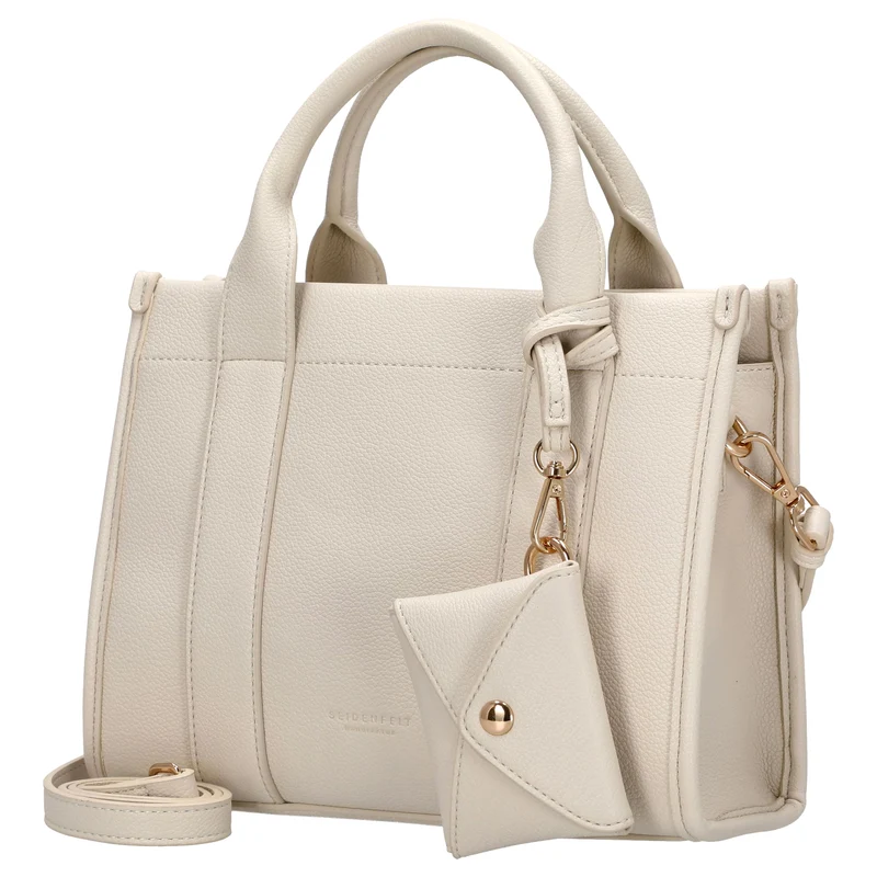 Seidenfelt Meloy Tote - Bolso shopper 25.5 cm (soft cream)