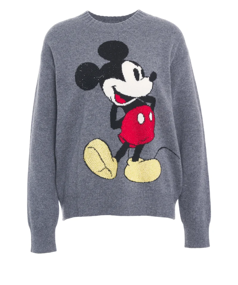 Pullover con ricamo