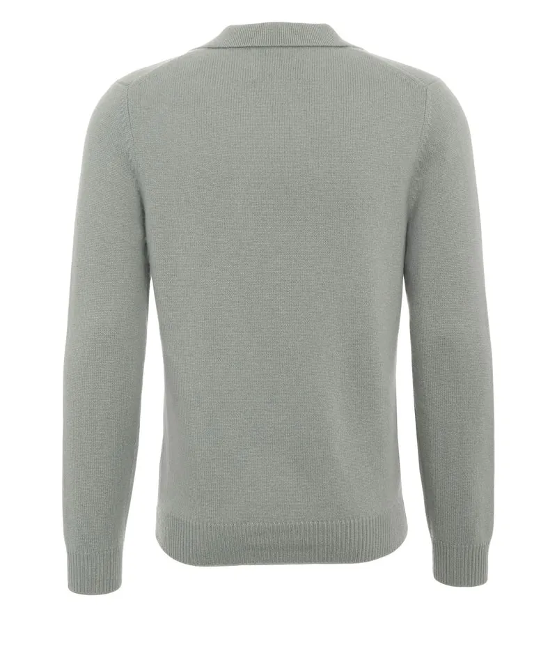 Maglia con collo a skipper