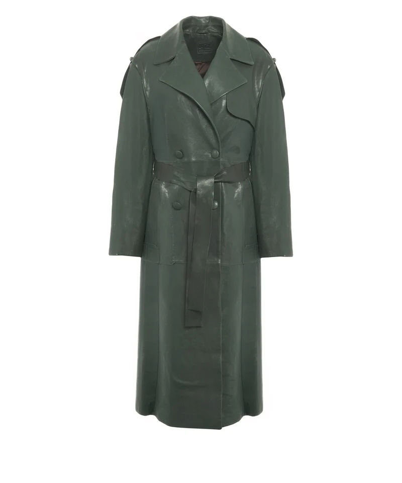 Cappotto in pelle