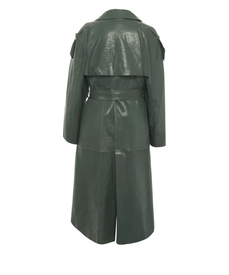 Cappotto in pelle