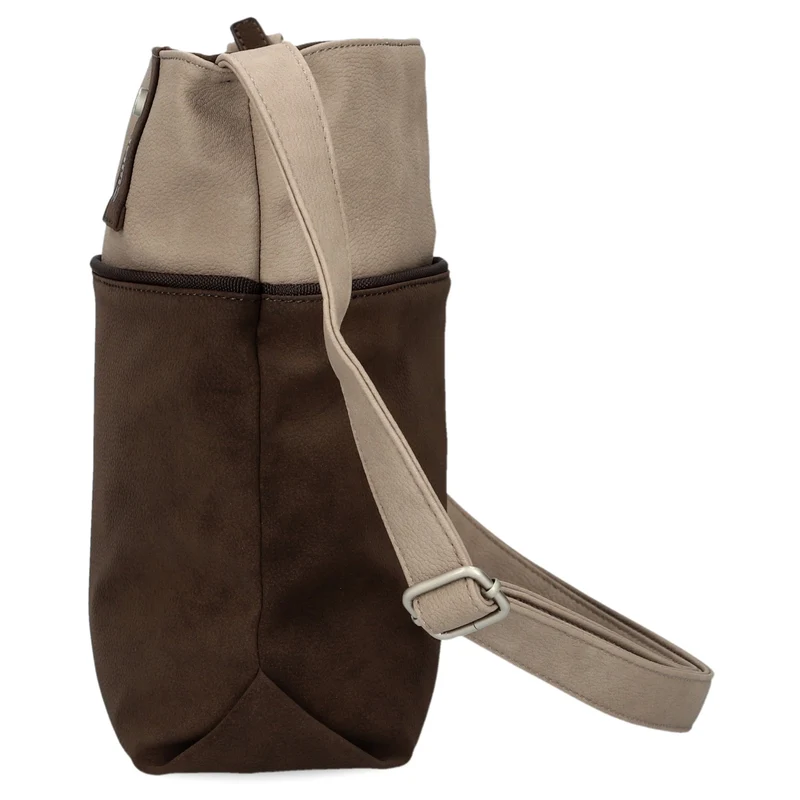 zwei Jana J10 - Bolso de hombro 29 cm (nubuk-espresso)