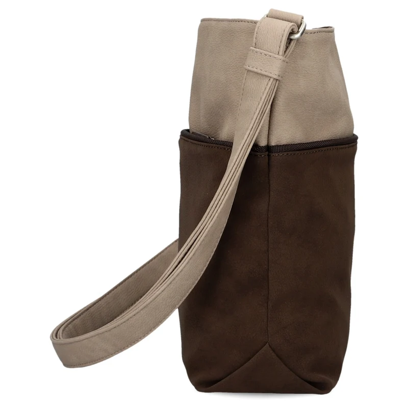 zwei Jana J10 - Bolso de hombro 29 cm (nubuk-espresso)