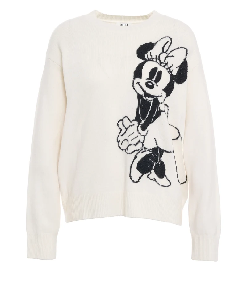 Pullover con ricamo