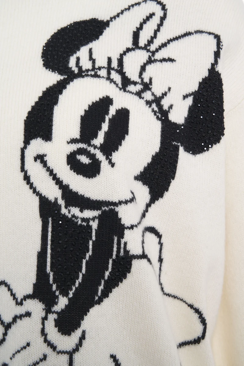 Pullover con ricamo