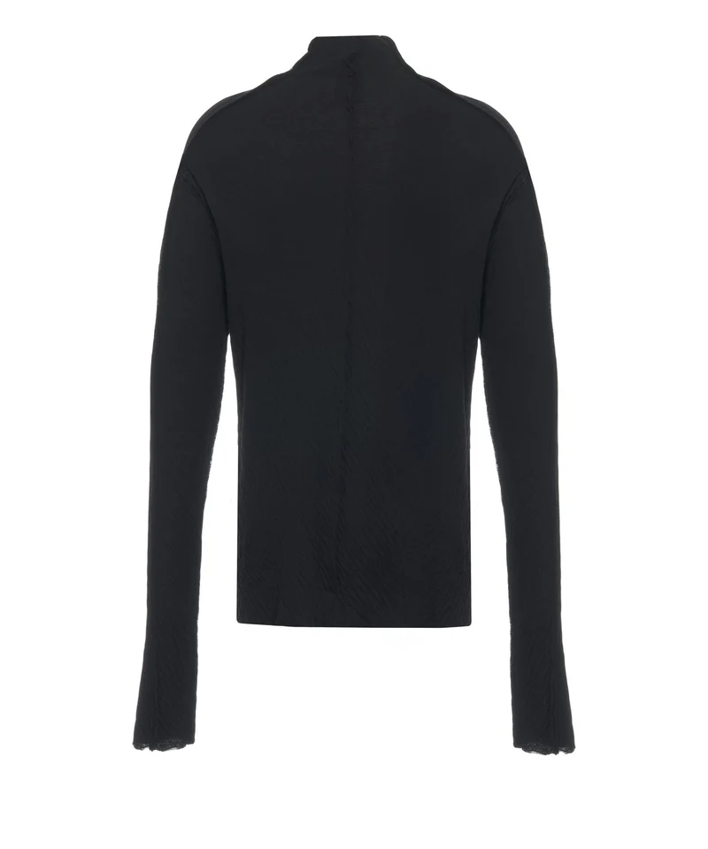 Maglia a maniche lunghe con dettagli cuciture