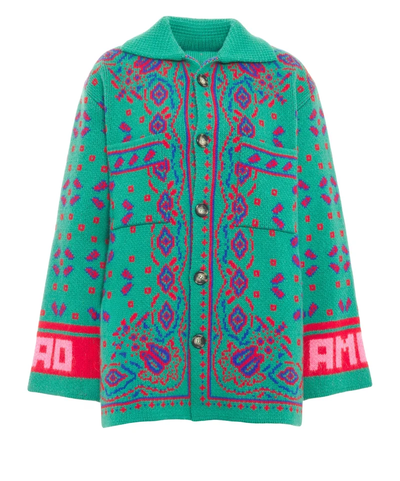 Cardigan stile norvegese