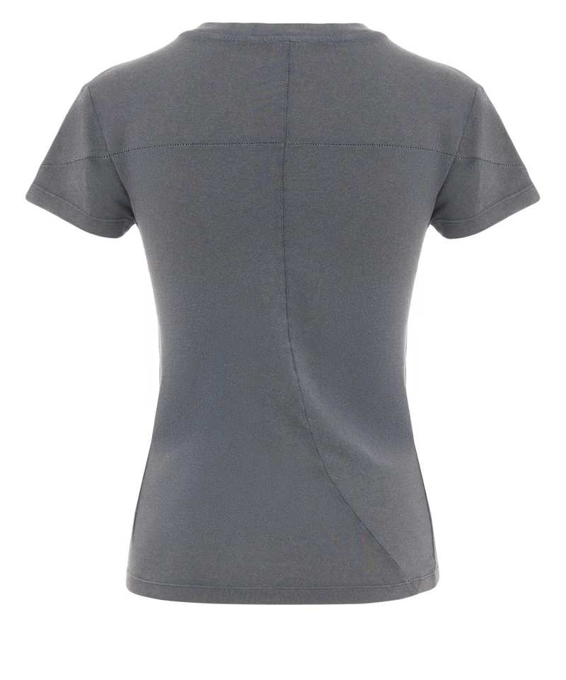 T-shirt con dettagli cuciture