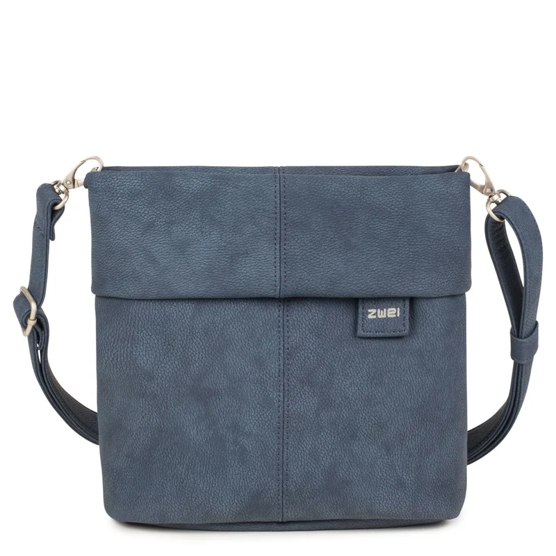 zwei Mademoiselle M8 - Bolso de hombro 25 cm (nubuk-blue)