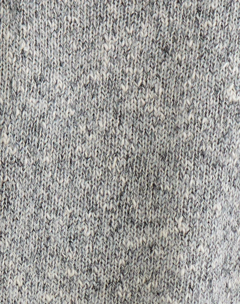 Talira Strickjacke aus dunkelgrauem Mergel