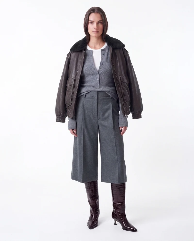 Giacca in pelle 'Betz + Collar'