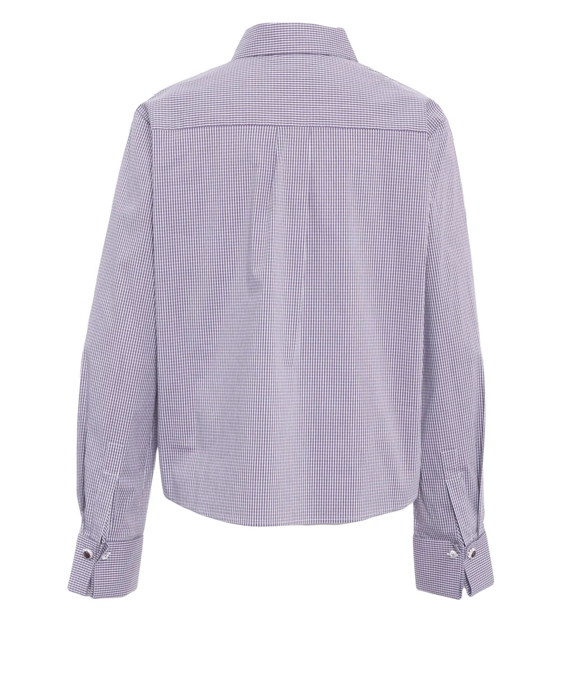 Camicia con fantasia a righe