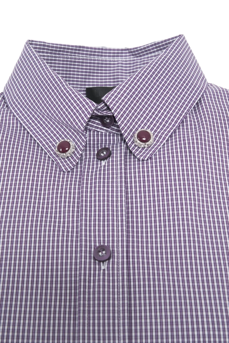 Camicia con fantasia a righe