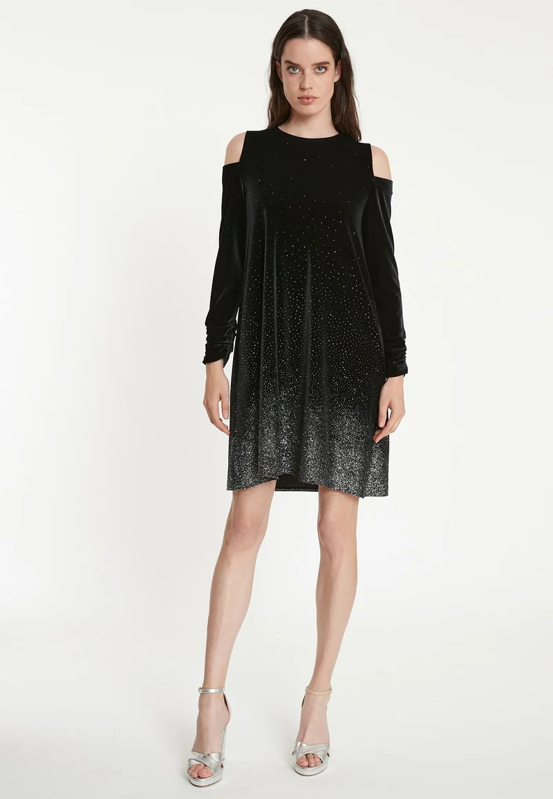Weites Samtkleid Taheli