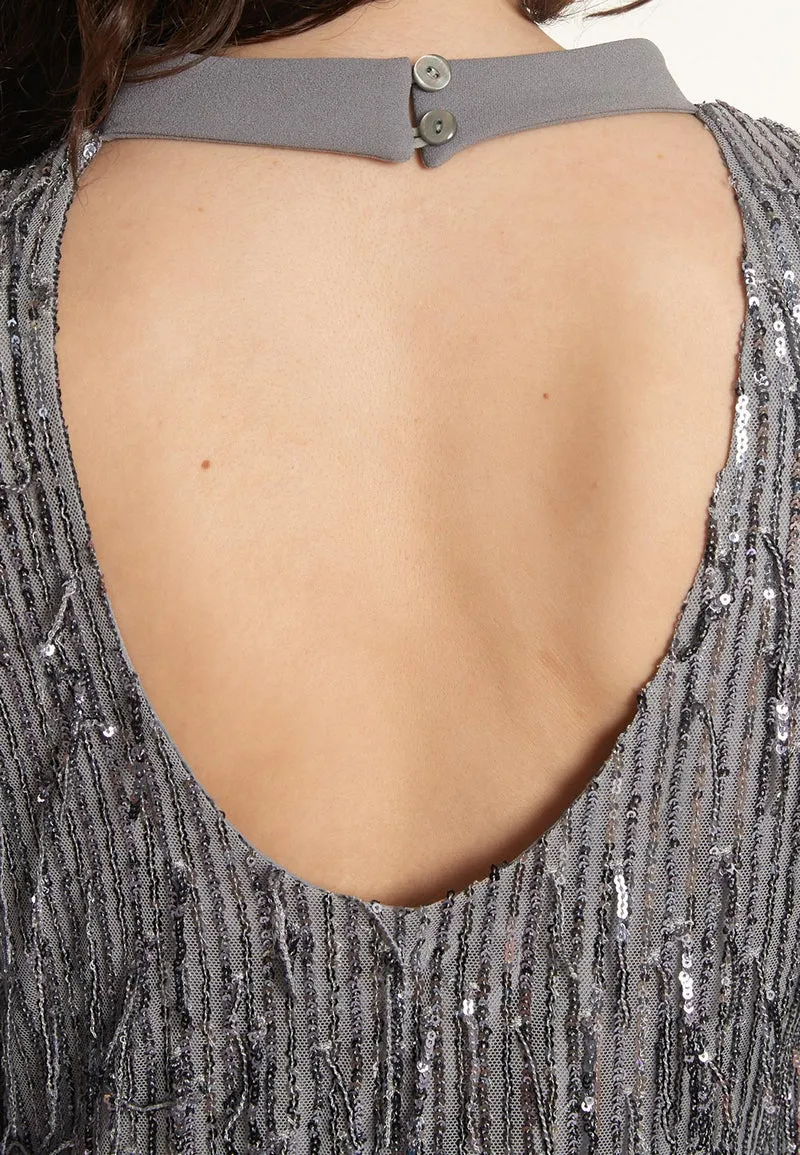 Rückenfreies Kleid Ocena