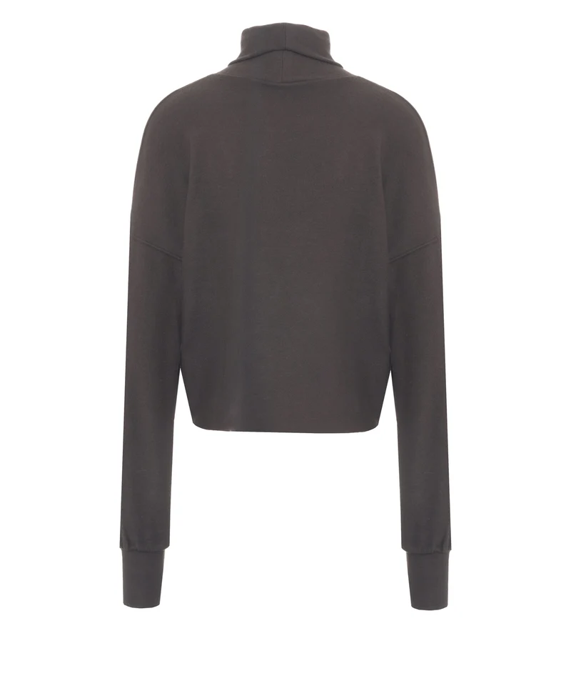 Sweatshirt con collo alto
