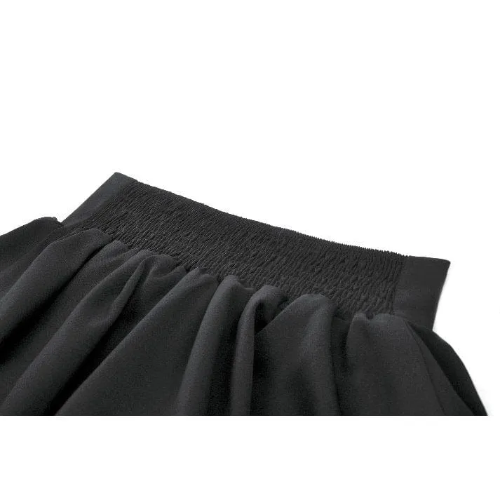 Gothic Lolita-Faltenrock mit Schleife an der Taille für Damen