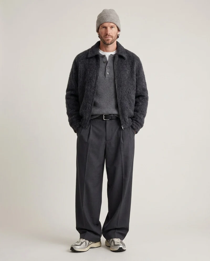 Maglione con chiusura con bottoni