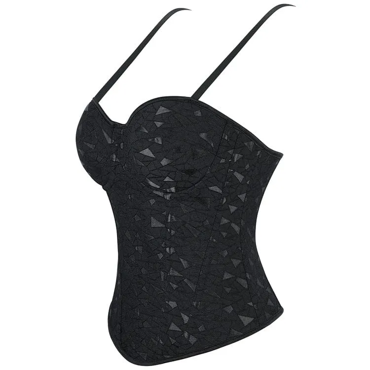 Gothic Splice Schnür-Überbrustkorsett für Damen